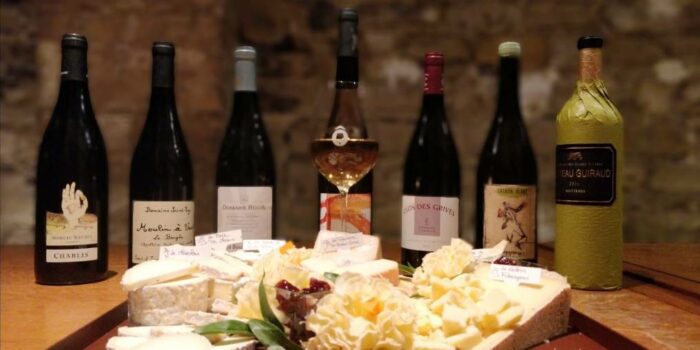 Degustación de quesos y vinos de Quatrehomme